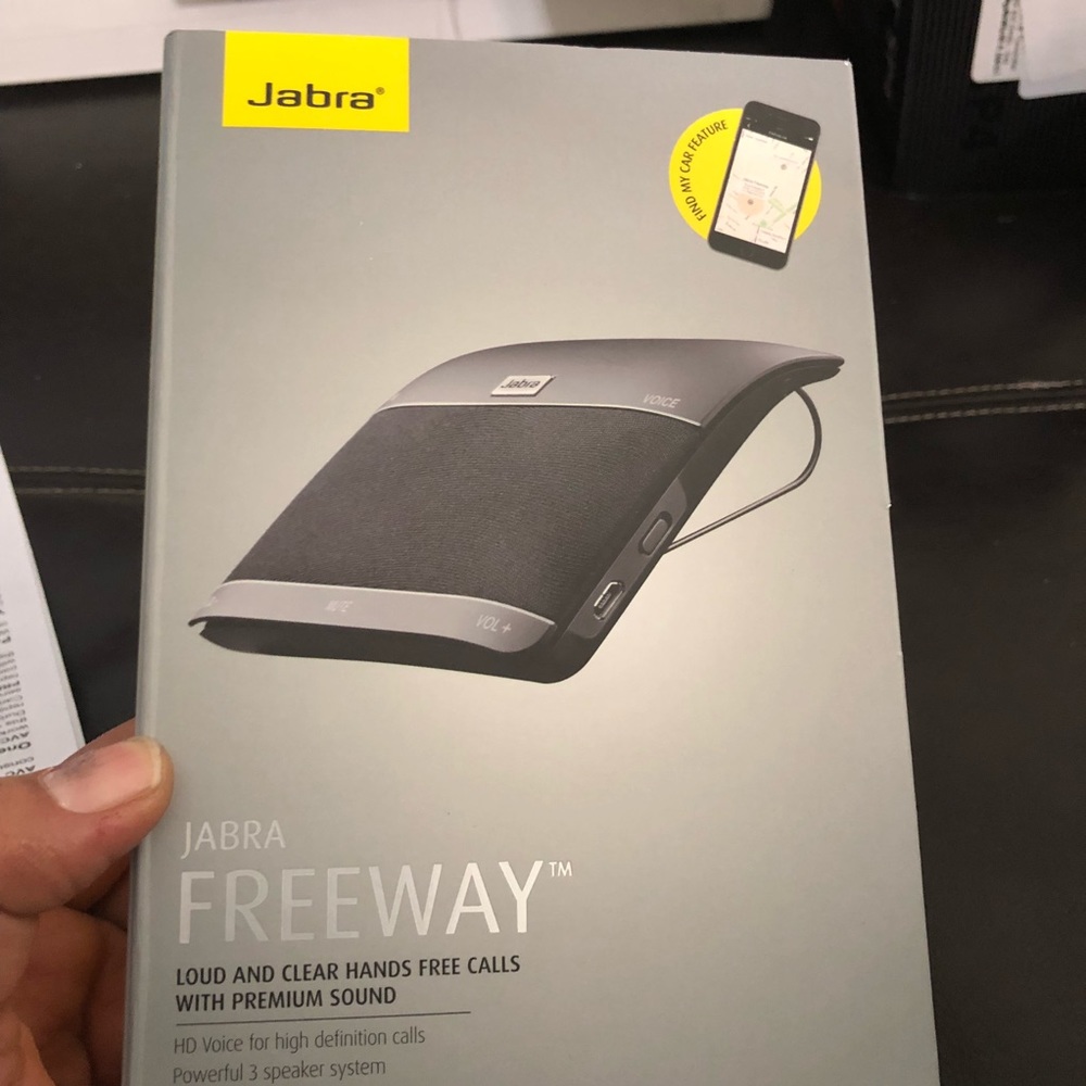 Jabra hand free calling.